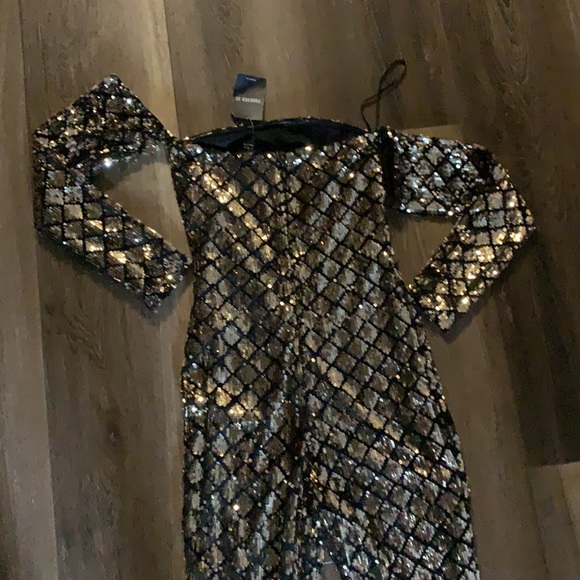 Forever 21 Velvet Geo Mermaid Jumpsuit ♠️ - Picture 7 of 12